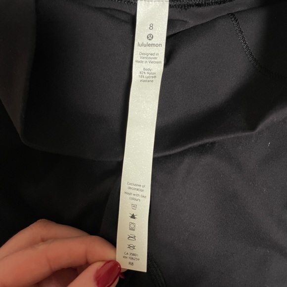 NWT lululemon orange theory collaboration Wunder Under leggings - Picture 5 of 6